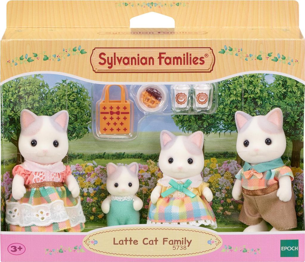 Sylvanian Families - Latte Cat Familie ( 5738)