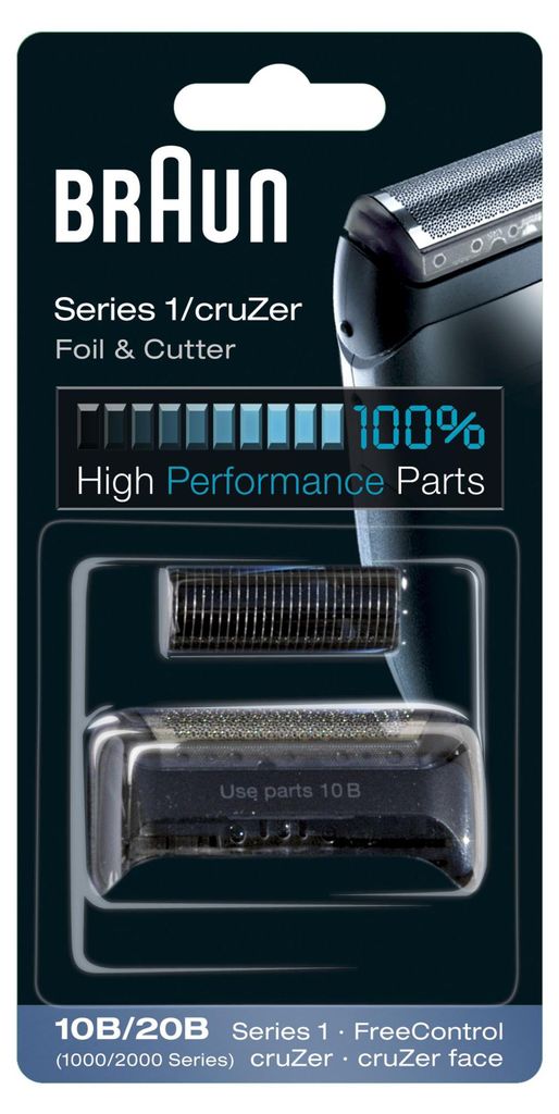 Braun Elektrorasierer Ersatzscherteil 10b/20b kompatibel Produktbild 