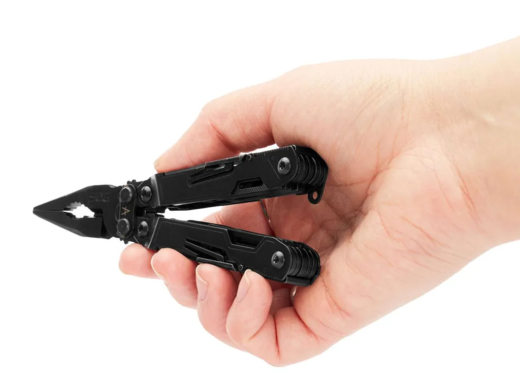 Multitool SOG PowerPint Black Compound Leverage Puissance de Serrage Pro