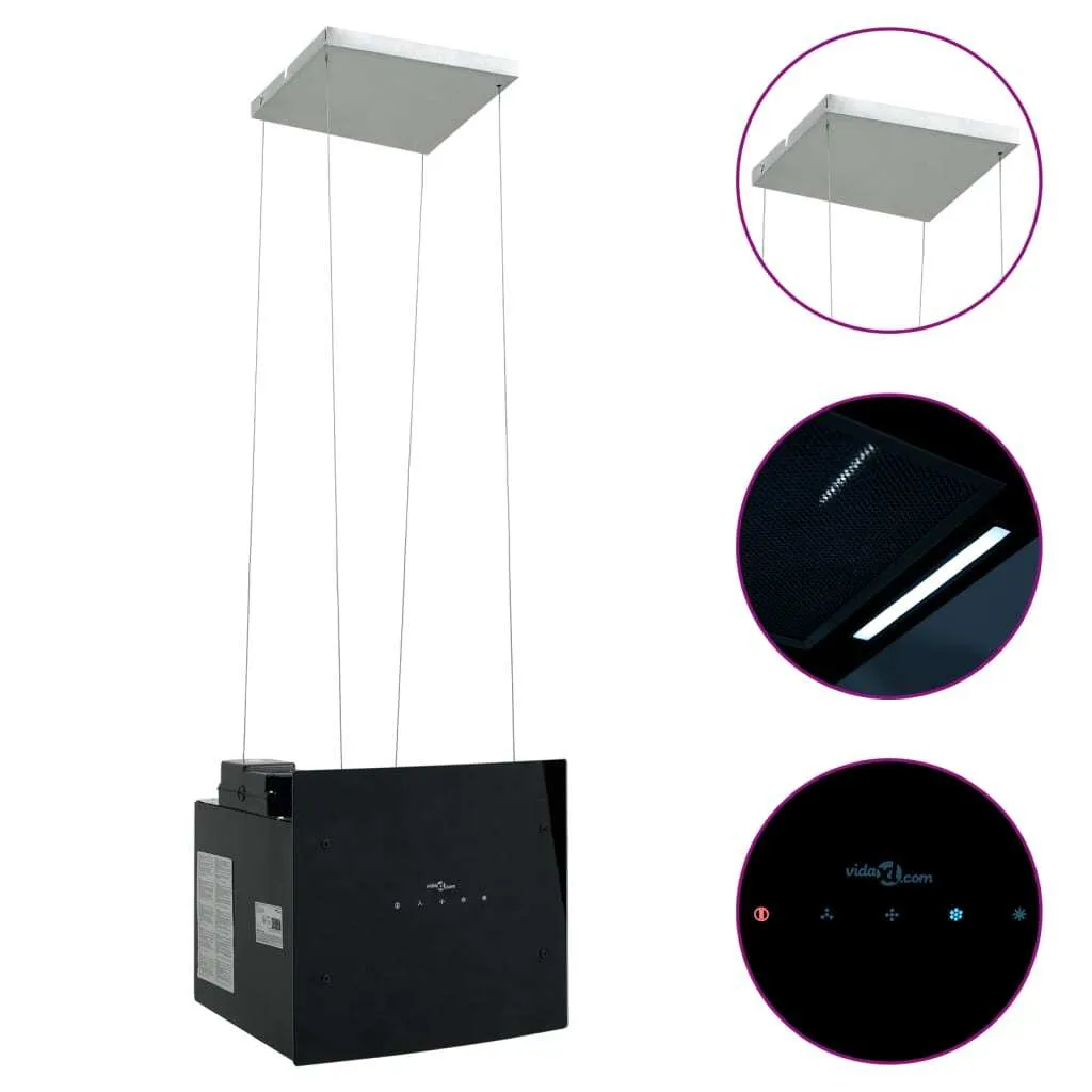Hotte aspirante îlot silencieuse pour cuisine ouverte et Loft 90cm