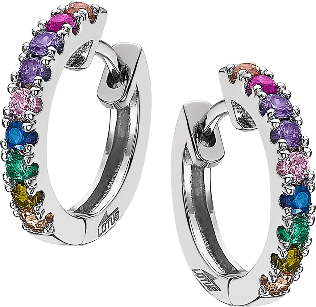 Créoles Lotus Silver IT Girl Argent 925 Rhodié Modèle D2JLP1993-4-1