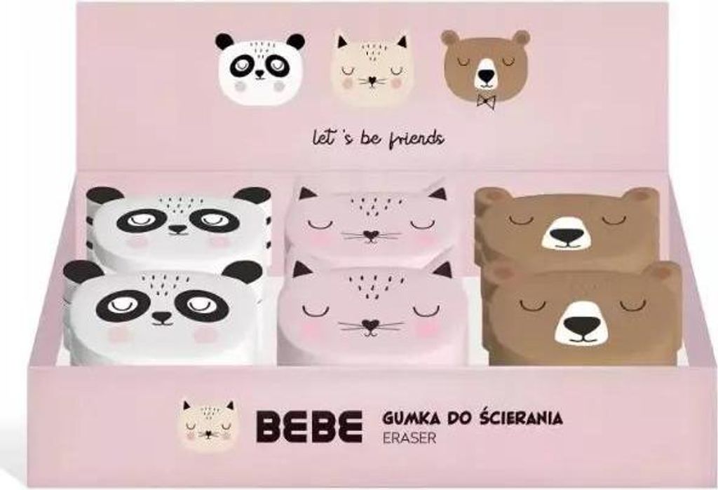 Gumka do mazania Bb Friend Girl Int pudełko A 24 Zdjęcie produktu 