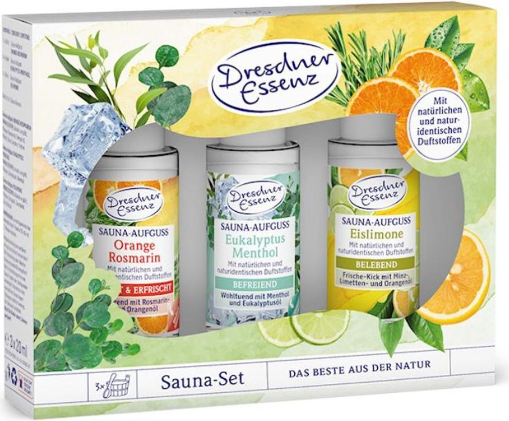 Dresdner Essenz Sauna-Set 3x20ml Sauna-Aufguss Produktbild 