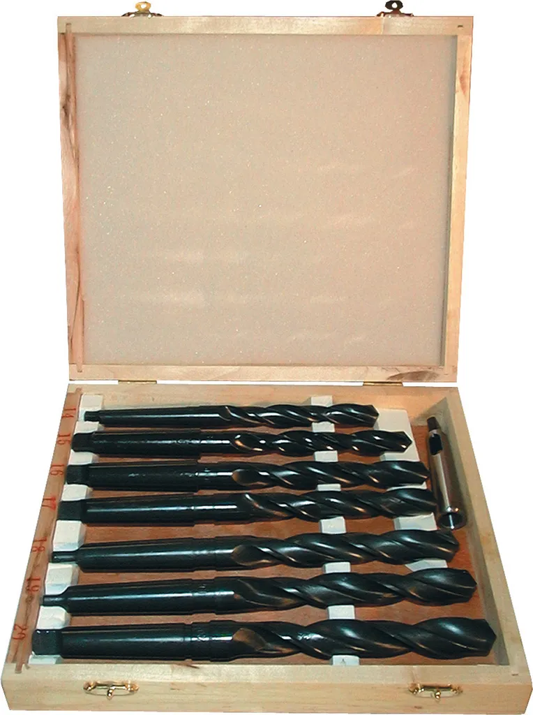 Coffret de forets à queue cône morse MK2 diamètres 14 à 20 mm HSS - 3