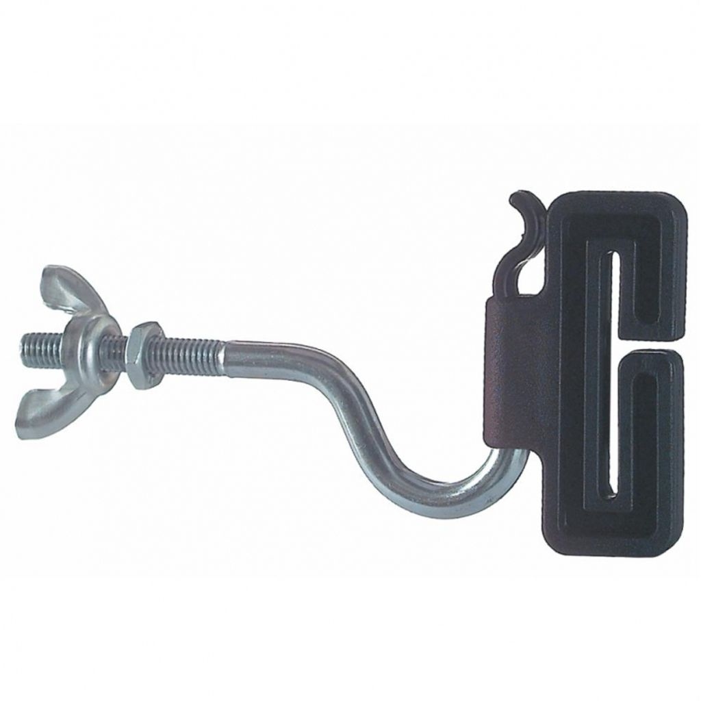 Breitband Isolator Isolatoren Weidezaun M6 x 30mm schwarz Produktbild 
