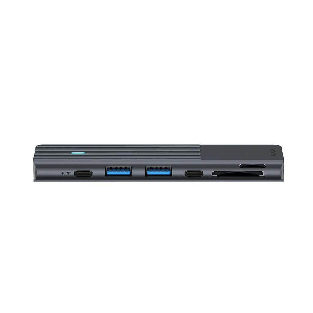 Rapoo Adaptateur Multiport USB-C 7-en-2 Gris Sidéral pour MacBook Pro - 4