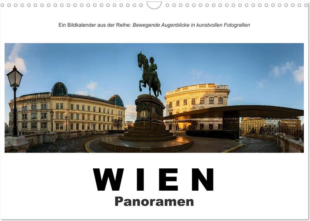 Wien Panoramen (Wandkalender 2026 DIN A3 quer), CALVENDO Monatskalender