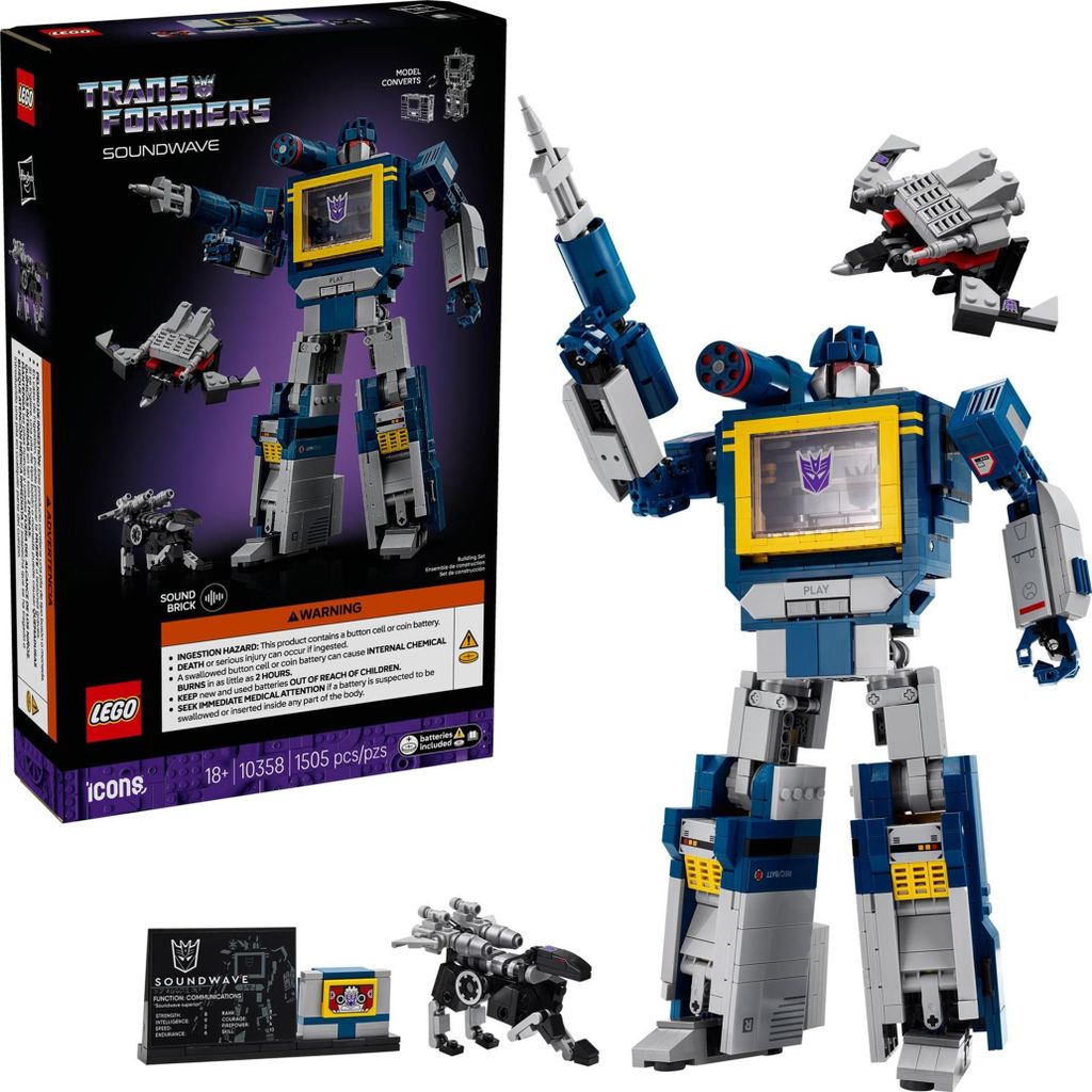 LEGO® Icons 10358 Transformers: Soundwave Produktbild 