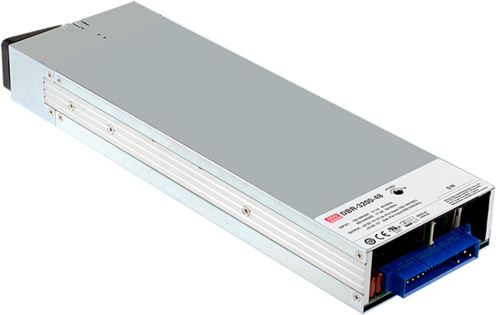 MEANWELL DBR-3200-24, Ladegerät für Blei- und Li-ion-Akkus, AC-DC 3200W 24V 110A
