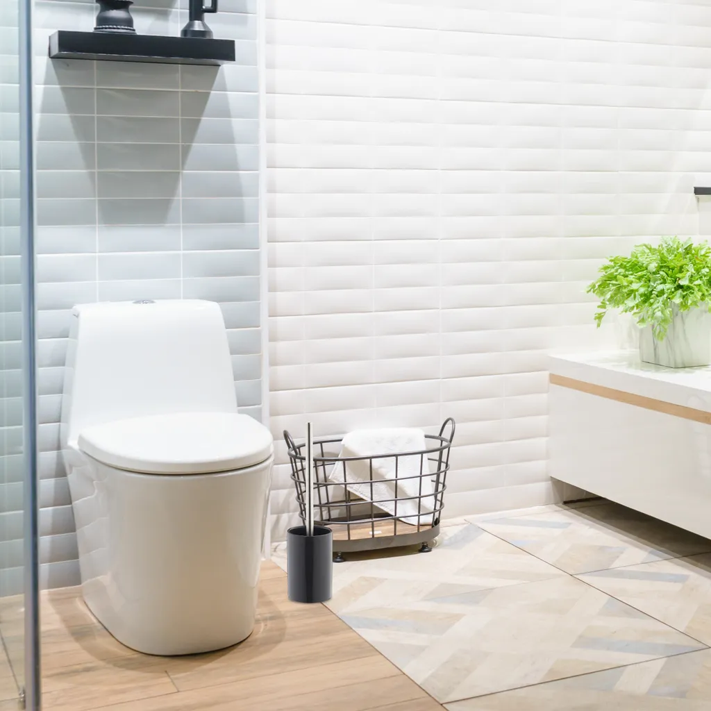 Pack de 10 garnitures WC céramique blanche pour remplacement brosse usée - 5