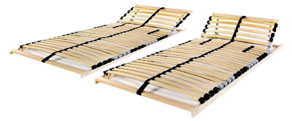 Lattenroste 2-teilig mit 28 Latten 90x200 cm