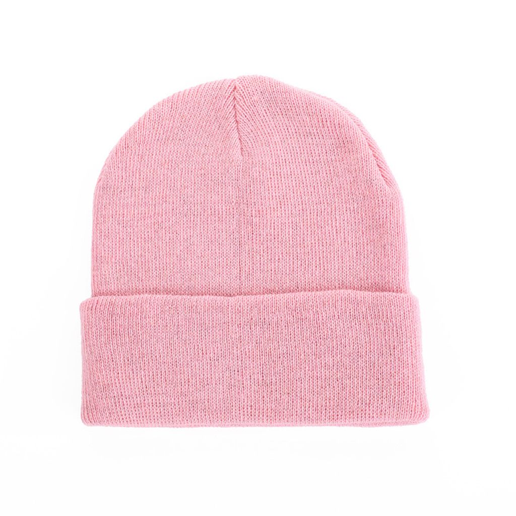 Männer Frauen Herbst Winter Strickmütze Einfarbig Krempe Retro Runde Kuppel Outdoor Pullover Skimütze Streetwear
