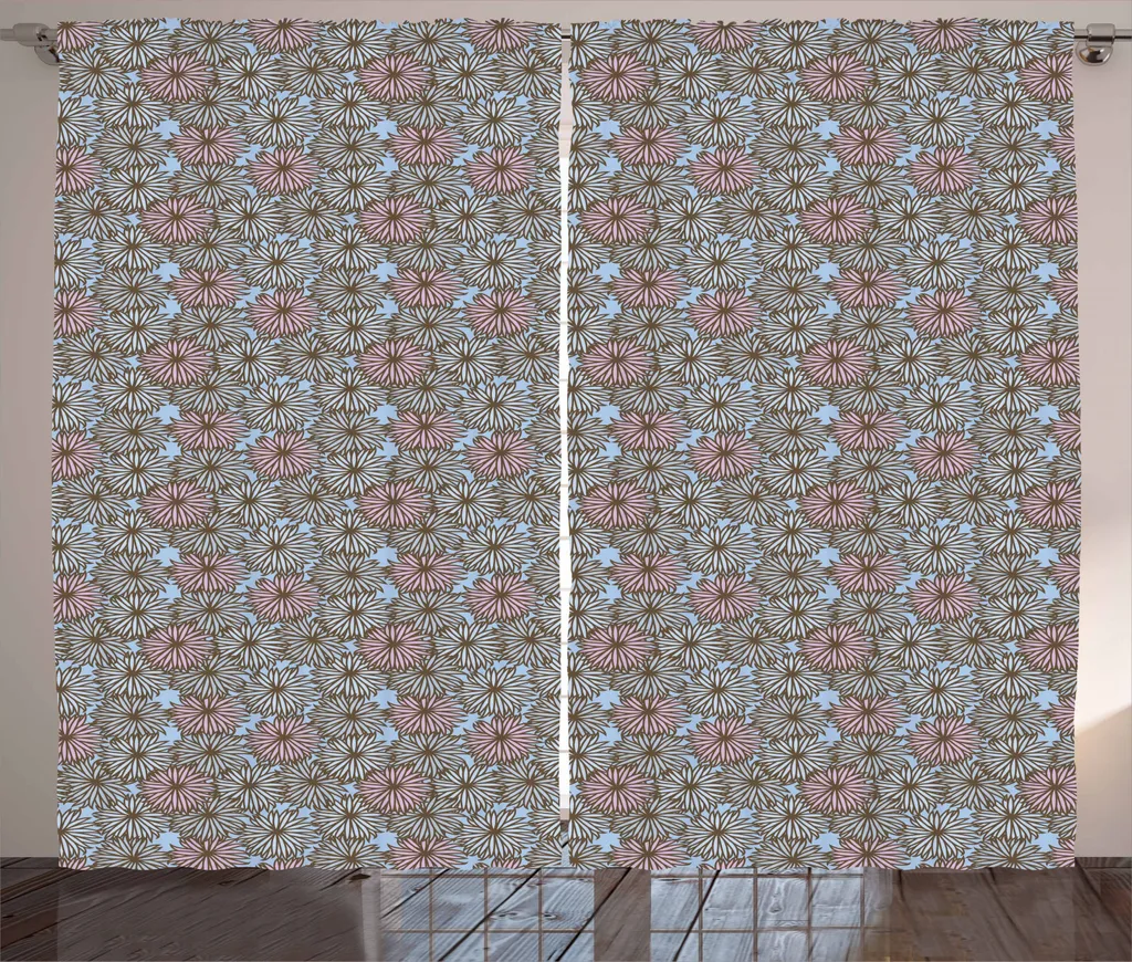 Tenda ABAKUHAUS Margherite 280x245 cm | Design Botanico con Ganci