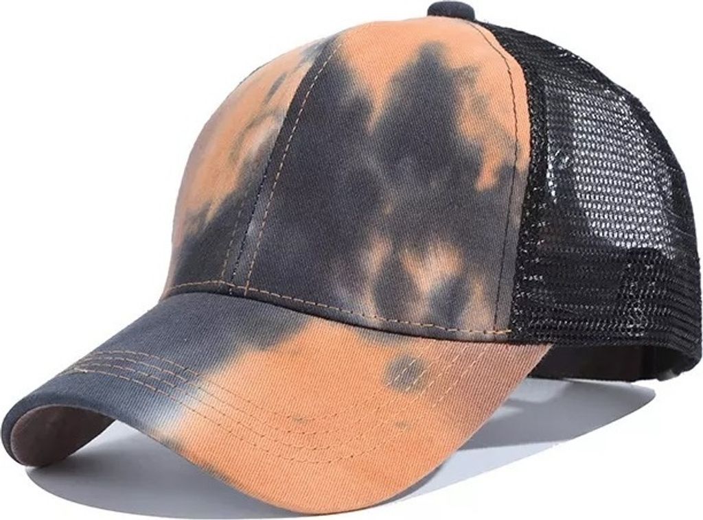 Stylische Marble Kappe in Schwarz/Braun – Perfekt für jeden Look KP16070