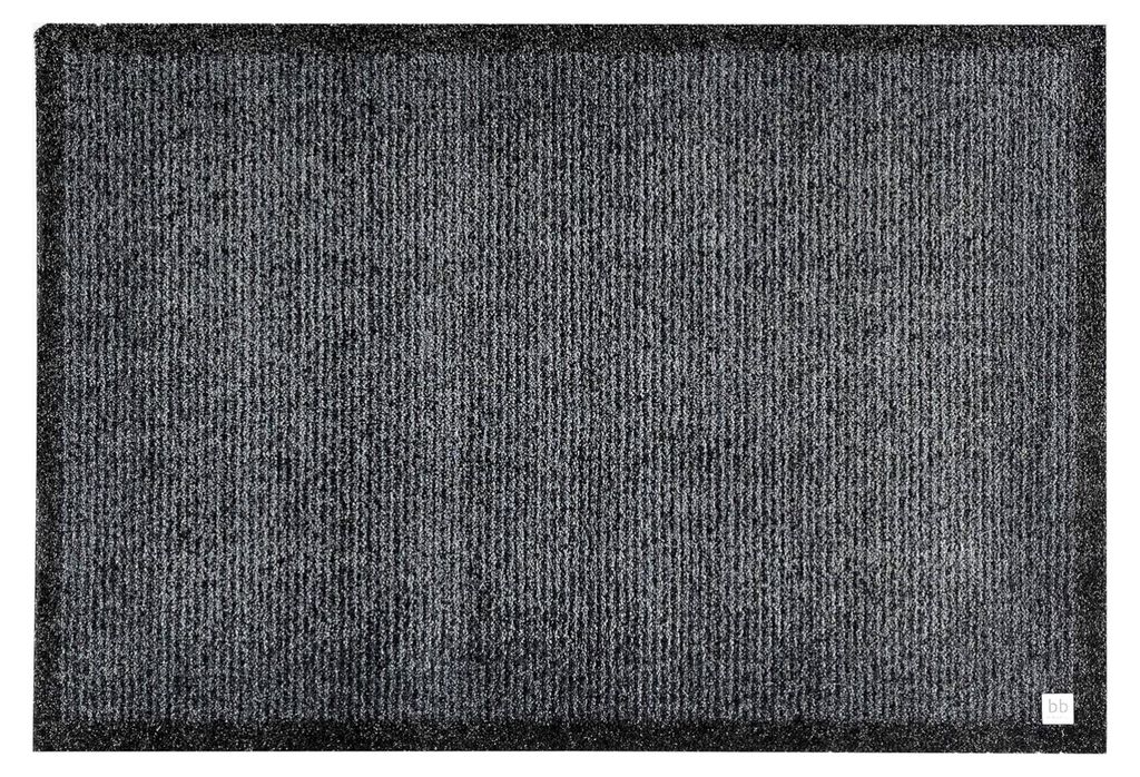 Waschbare Fußmatte für den Innenbereich, moderne Türmatte für Eingang und Terrasse, einfarbig, Farbe: Dark Secret, Größe: 50 x 70 cm