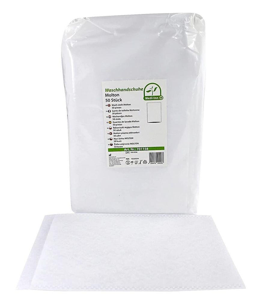 Medi-inn Classic Waschhandschuhe Economy 15x22 cm 50 Stück Produktbild 11