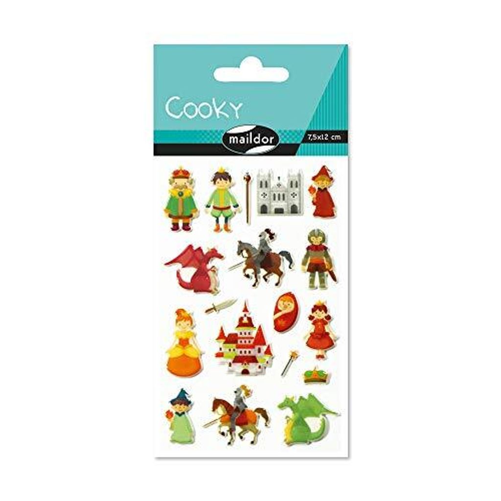 Maildor Stickers Cooky Ritter 7,5x12 1Bg