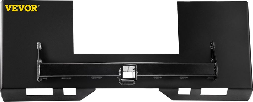 Universal Quick Tach Kompaktlader-Montageplatte 1/4" Adapter Lader Schwarz