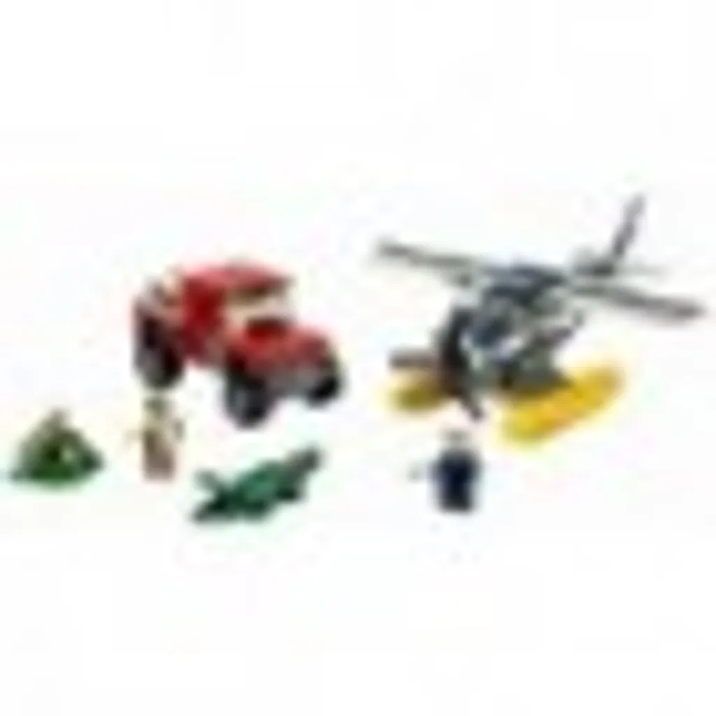 Jeu de Rôle LEGO City Water Plane Chase pour Enfant Passionné d'Action