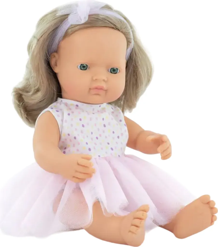 Poupée européenne Miniland 38cm pour le jeu d'imitation en crèche
