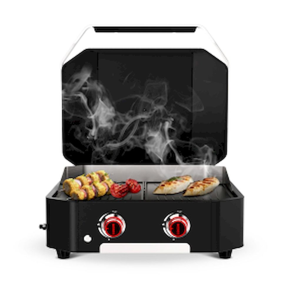 Cozze Plancha 600 mit Deckel und 2 Brennern 65 cm 30Mbar Produktbild 