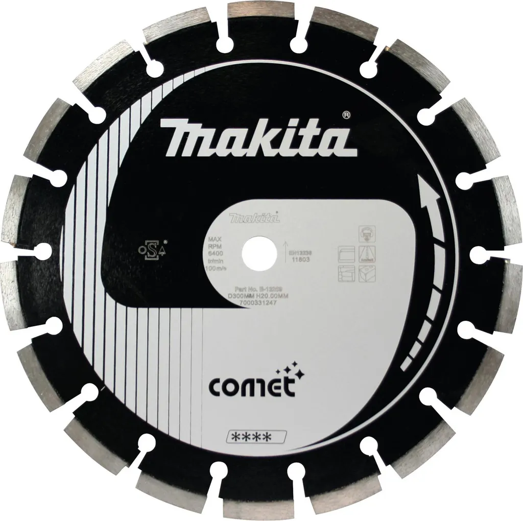 Coupez l'asphalte sans effort avec ce disque diamant 300x20 robuste