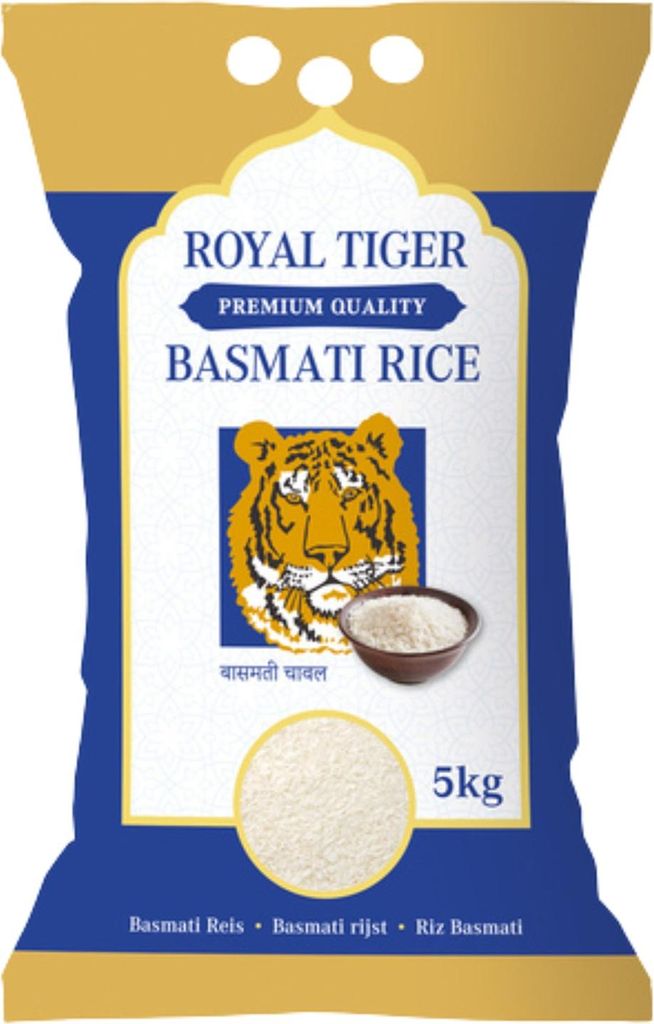 Royal Tiger Basmatireis, 5kg, Basmati-Reis, Langkornreis Produktbild 