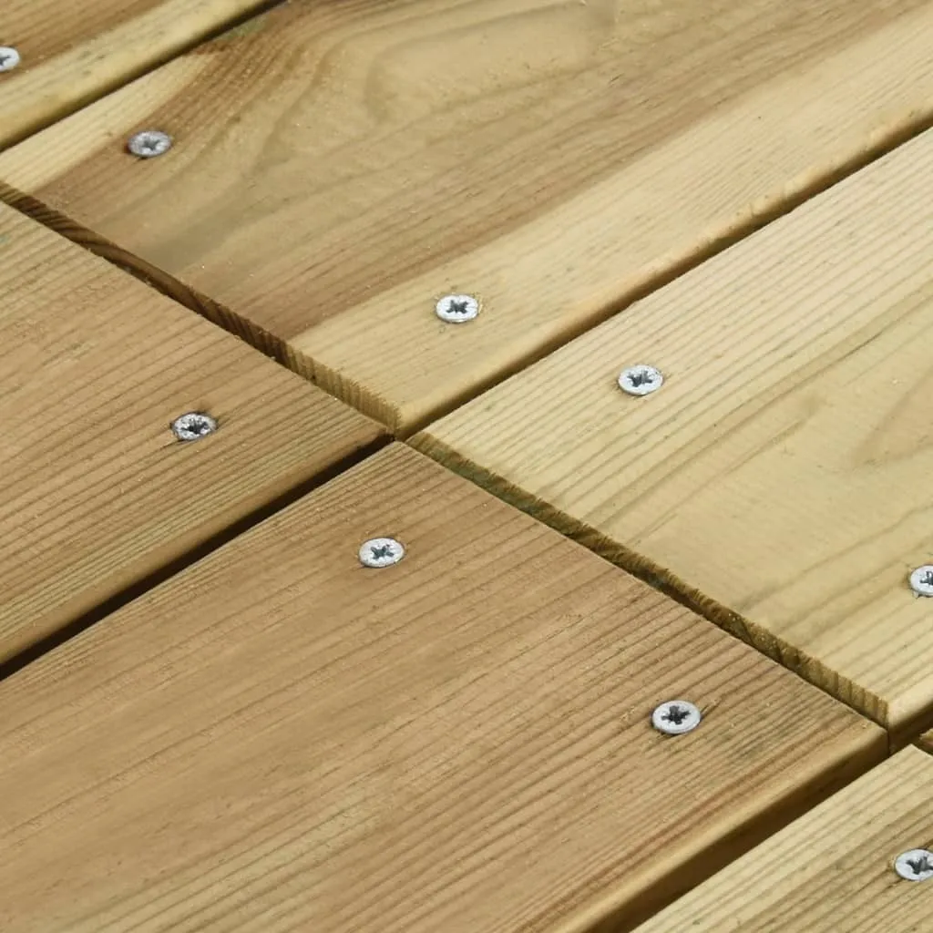 Grande table de repas extérieure en bois traité pour terrasse 160cm