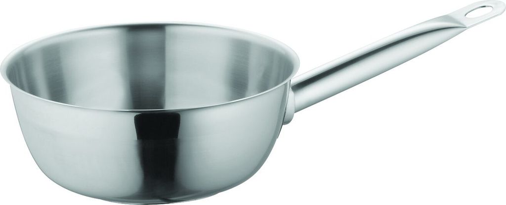 Schulte-Ufer Sauteuse Profi-Line i, Stielkasserolle, Stieltopf, Edelstahl 18/10, 20 cm, 1.5 L, 6479-20