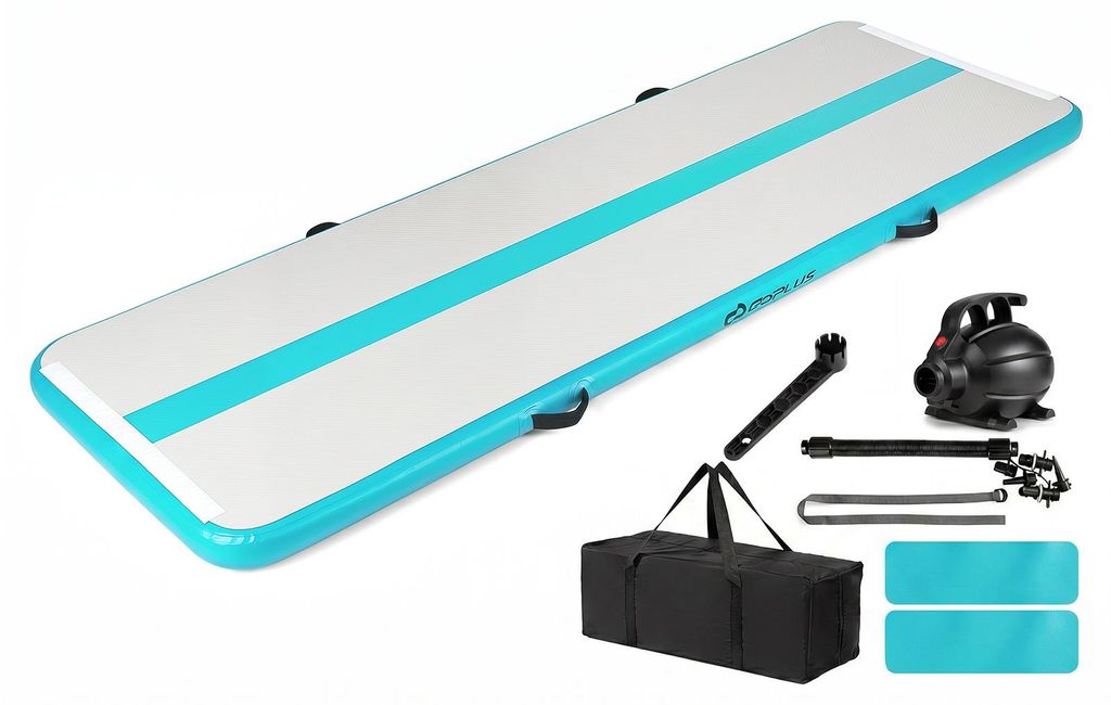 KOMFOTTEU Gymnastikmatte, 11 cm dicke Yogamatte aufblasbar, Produktbild 