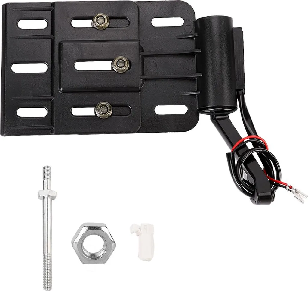 Cadre de plaque d'immatriculation moto noir 12V pour Custom 2004-2016