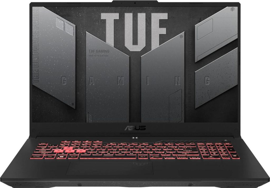 ASUS TUF Gaming A17 (Mecha Gray, 17,3" Full-HD, AMD Ryzen 7 7435HS, GeForce RTX 4060, 16 GB RAM, 500 GB SSD) mit Windows 11 Pro & Office 2024...