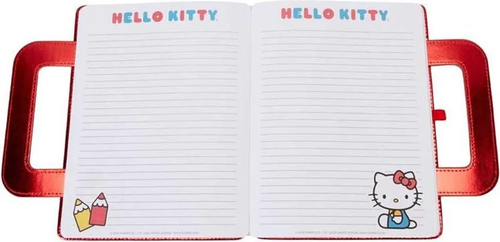 Carnet de notes Hello Kitty 50e anniversaire pour journaling 80 pages
