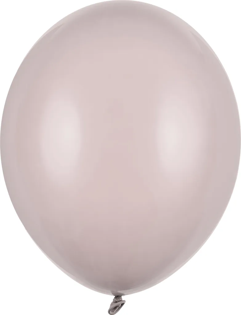 Décoration Réussie avec 100 Ballons Pastel Gris Chaud Robustes de 30cm