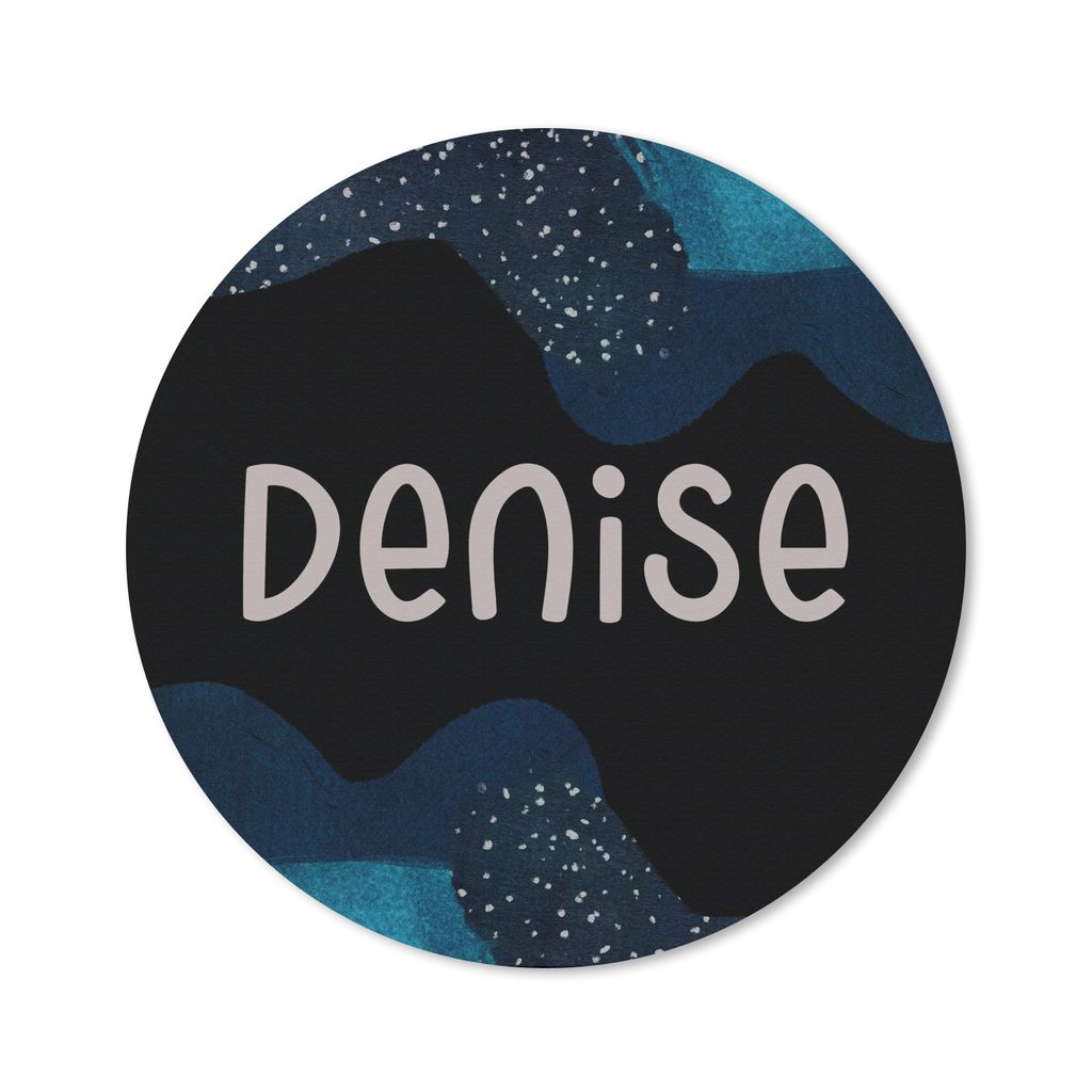 MuchoWow Mauspad Mousepad Denise - Pastell - Mädchen 30x30 cm - Mousepads - Maus Mat - Pad - Mausunterlage - Tischunterlage - Schreibtischmatten