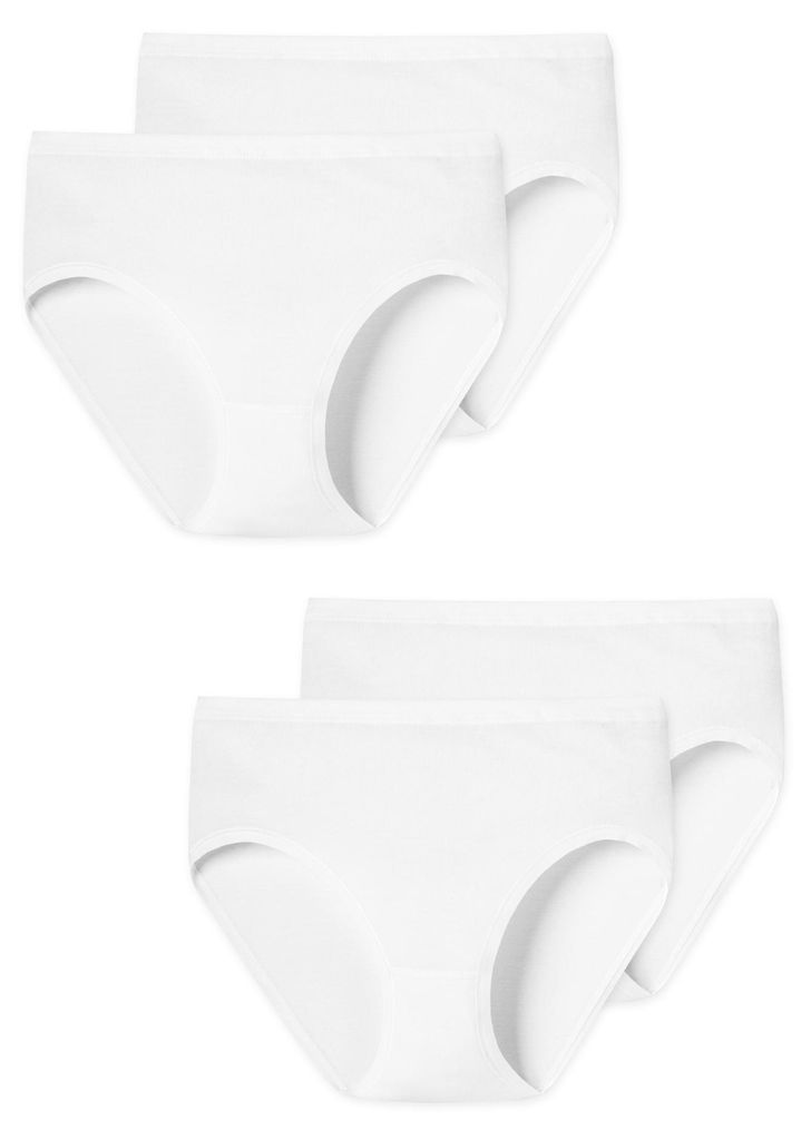 SCHIESSER Damen 4-Pack Hüftslip