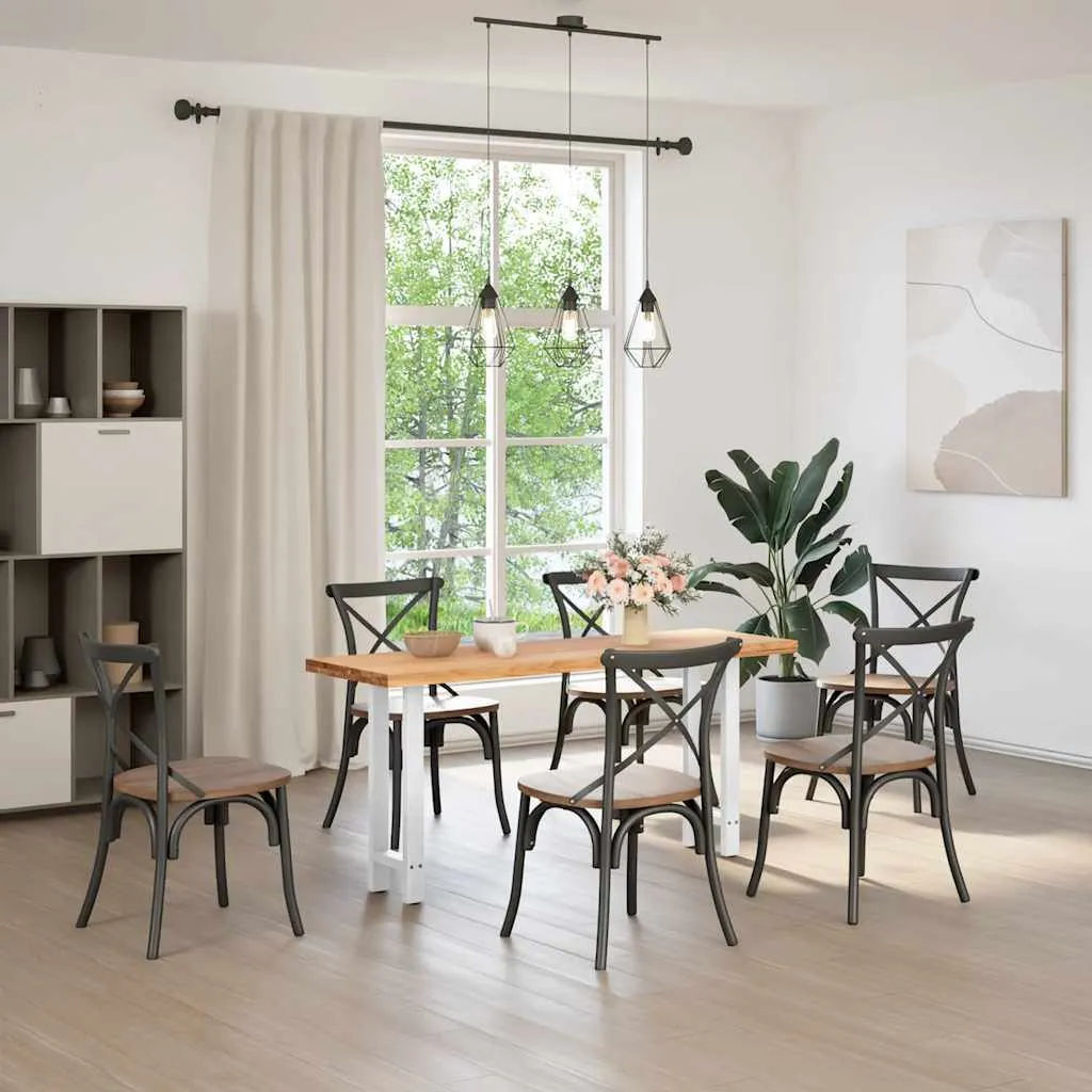SYFAX Gambe Tavolo Consolle Design Bianco - Acciaio 38x72-73 cm