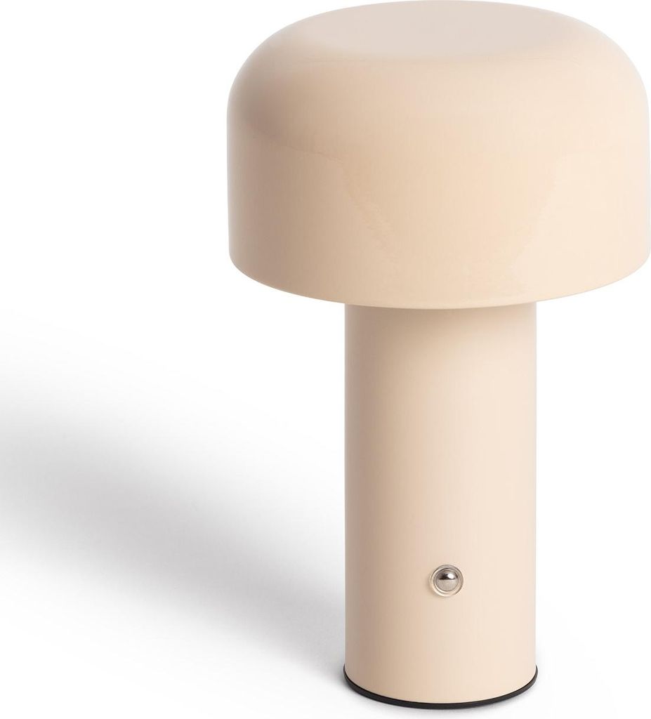 LED Tischlampe 2W Tragbar Metall mit wiederaufladbarem USB-Akku Zaipi Beige