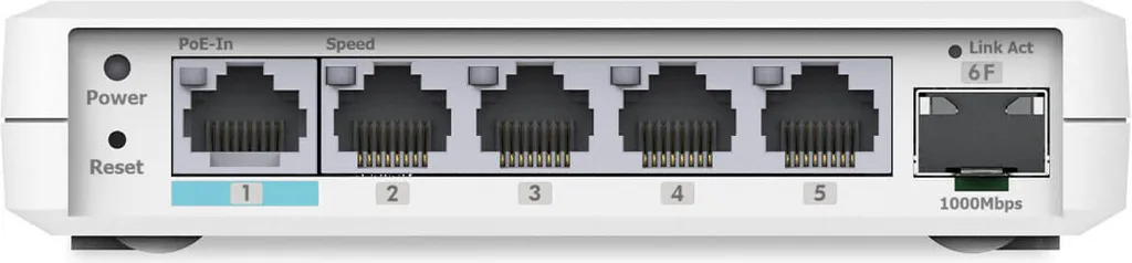 Switch Gigabit PoE 5 Ports EnGenius EXT1106 Administration Cloud L2