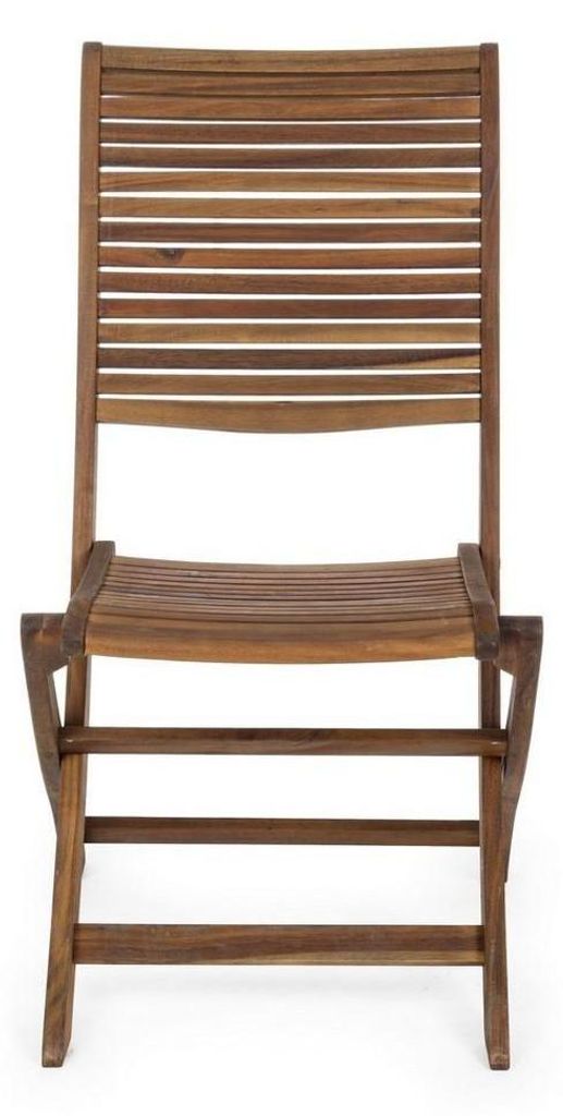 2er Set Stühle Noemi 50,5 x 64 x 93 cm Akazienholz Natur Produktbild 