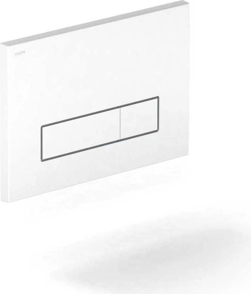 REHAU MEPA Orbit WC-Betätigungsplatte 2-Mengen, Weiß, 1 Produktbild 