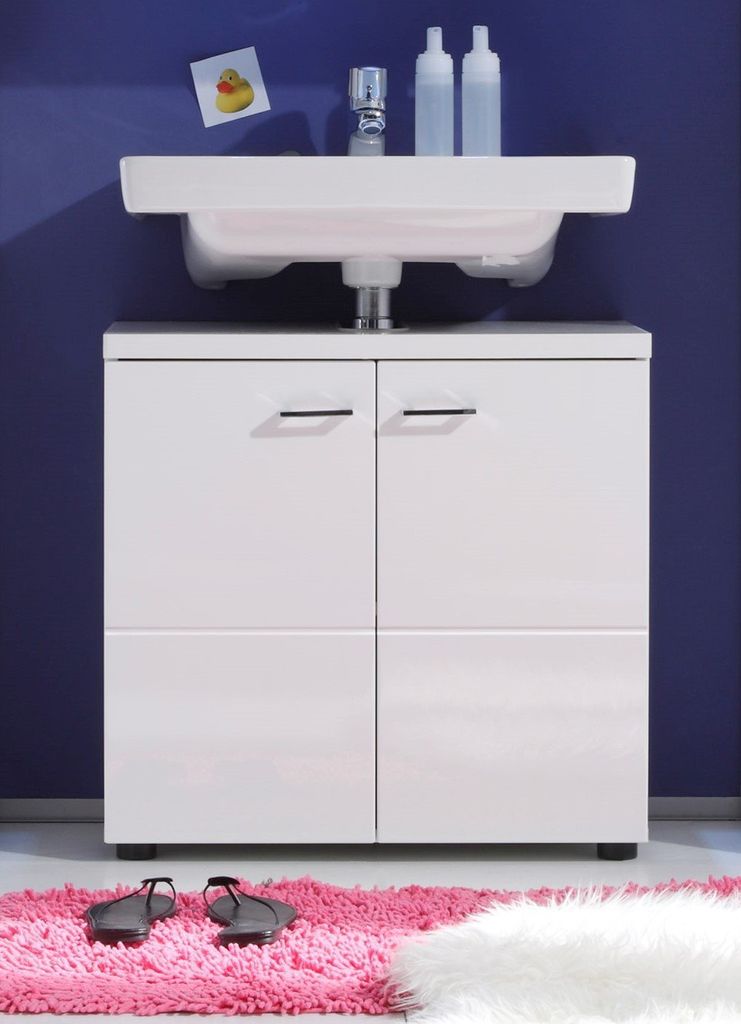 mobile da bagno trendteam Nightlife White decor/White high Immagine del prodotto 