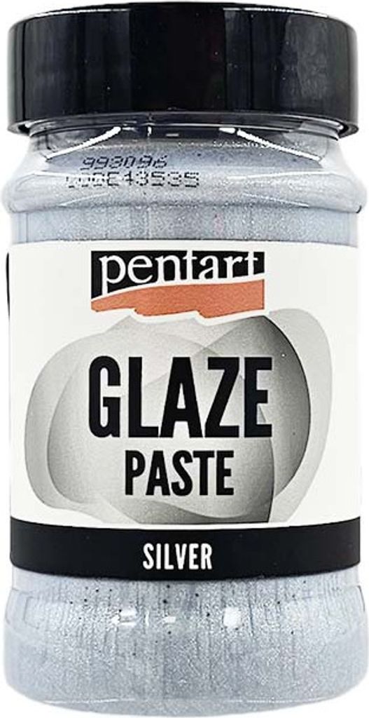 Glaze PASTE Glasurpaste Silber 100ml - PENTART