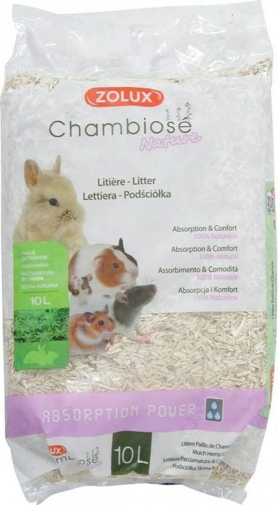 Zolux Chambiose Natur Kaninchenfutter Nagetiere 10 L