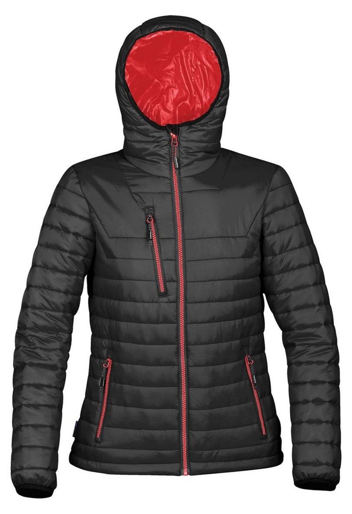 Stormtech - "Gravity" Jacke für Damen LT5641 (XS) (Schwarz/Rot)