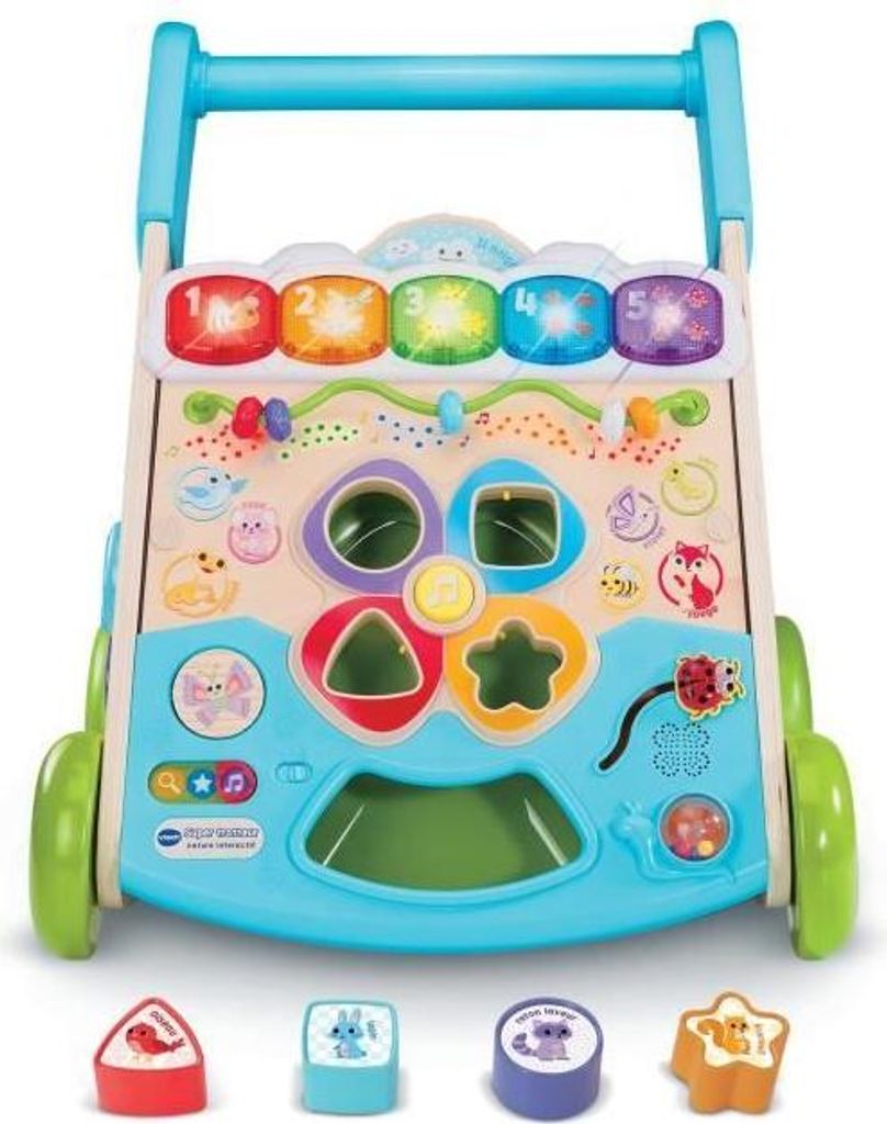 Lernlauflernwagen, Interaktiv Holz VTech Super Trotteur Produktbild 