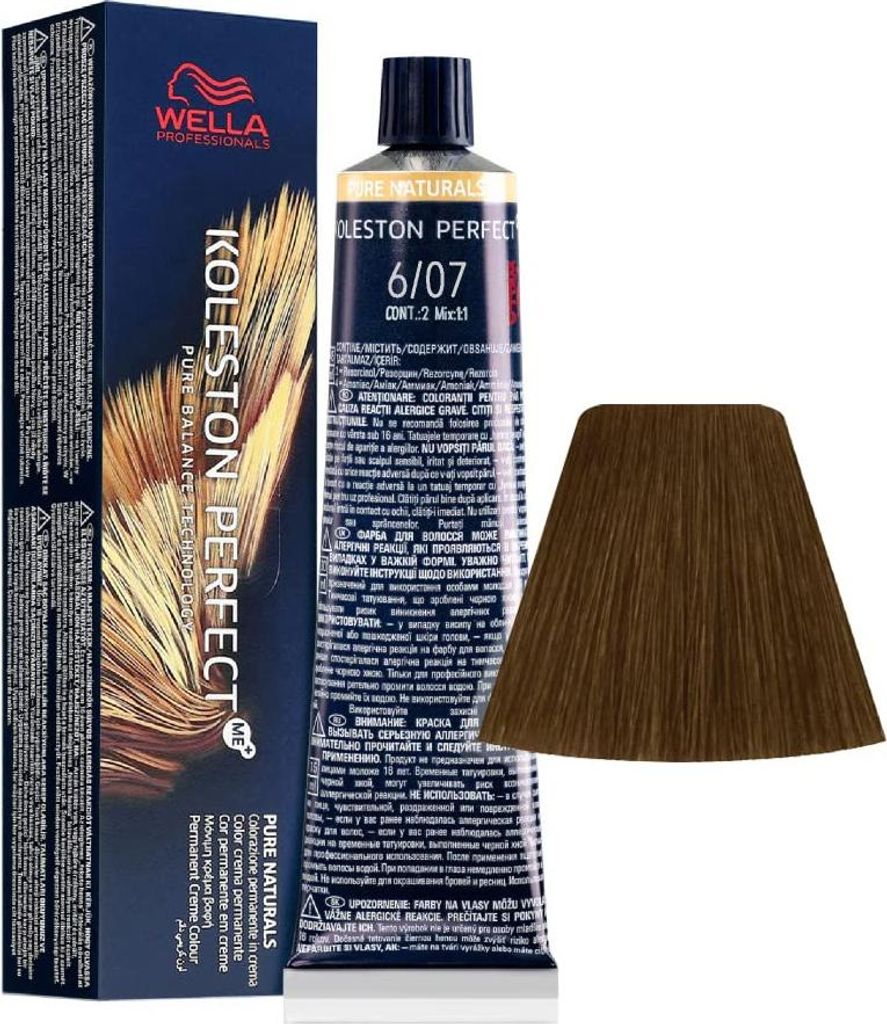 Wella Koleston Perfect Me+ Pure Naturals 6/07 Biondo Scuro Immagine del prodotto 