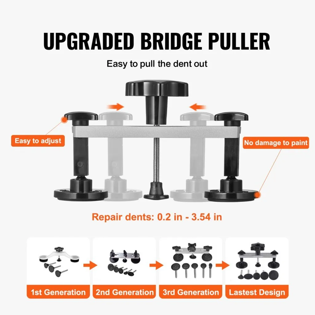 Kit débosselage de ponts Repair 56 pièces avec 20 languettes de tirage