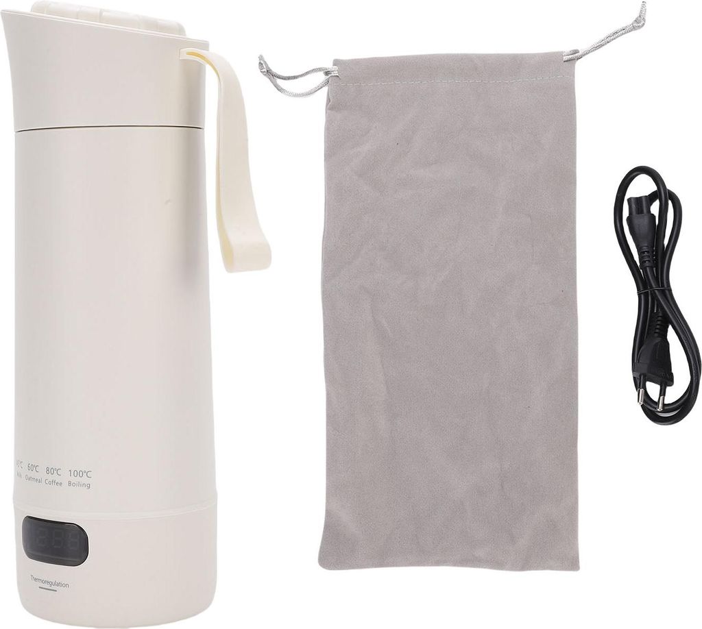 Reise-Wasserkocher, 300 W, 400 ml, Edelstahl, 3 Minuten Produktbild 