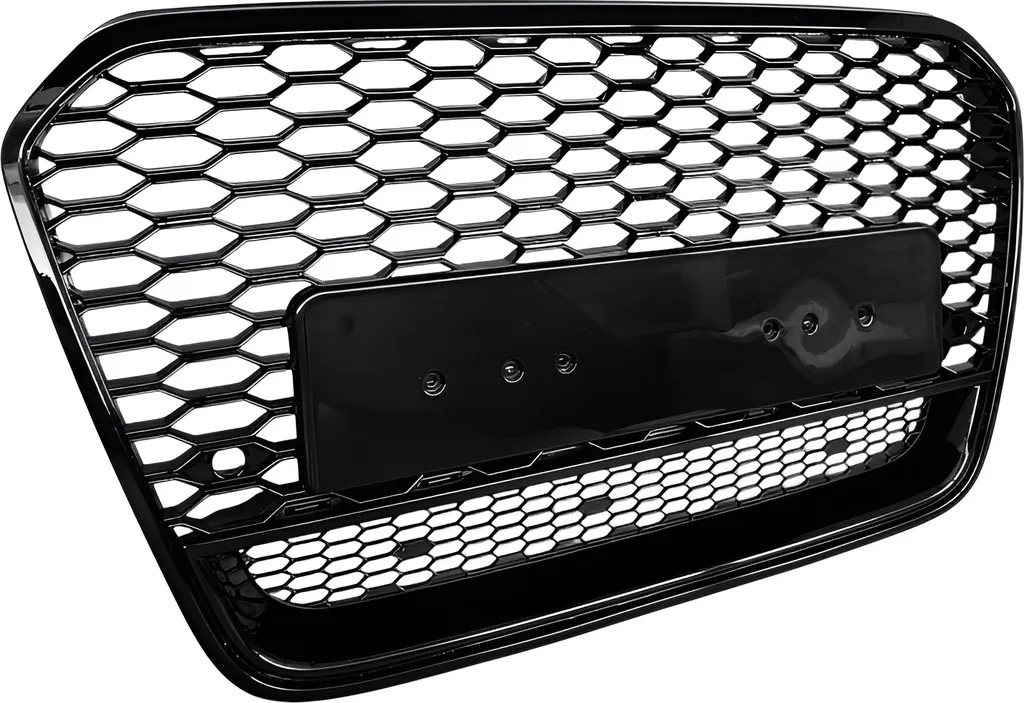 Grille de radiateur sport noire pour Audi A6 C7 4G compatible radars